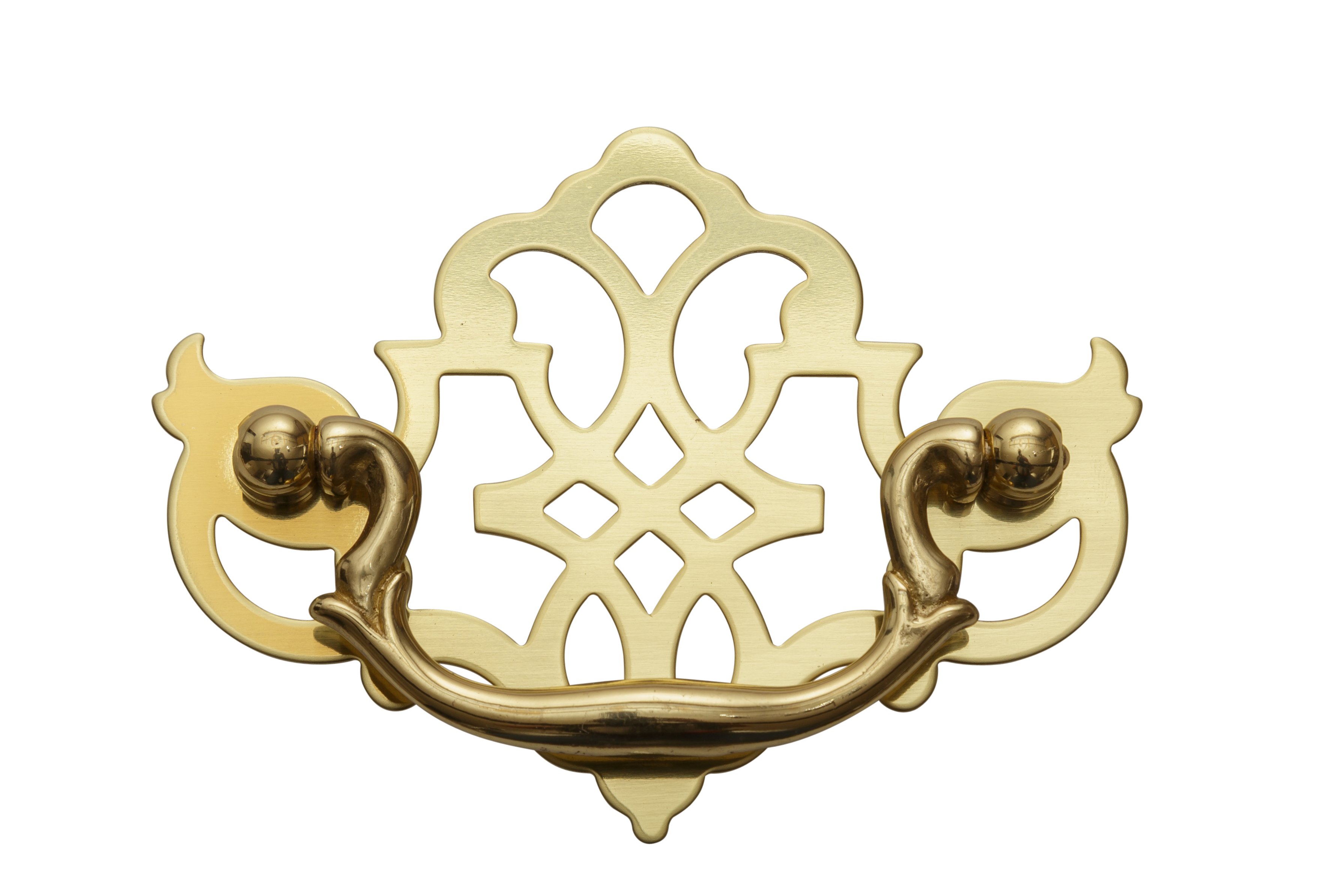 Polished Brass Chippendale